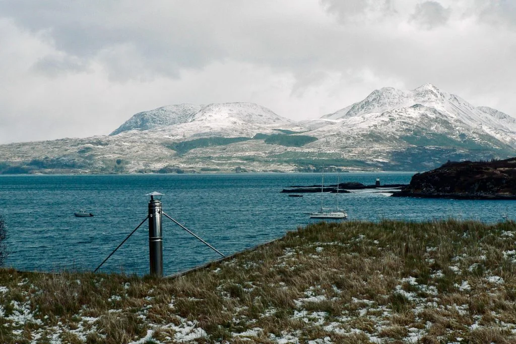 Beinn Sgritheall in winter.